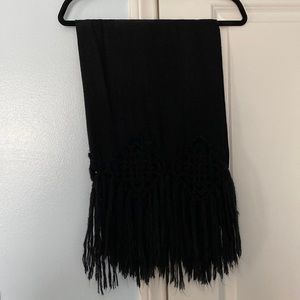 Beautiful Black Pashmina with Tassels
